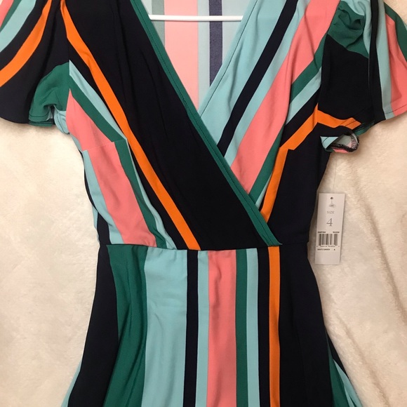 NWT Donna Morgan stripe print dress - Picture 5 of 8